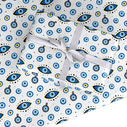 Evil Eye Protection Pattern Custom Wrapping Paper