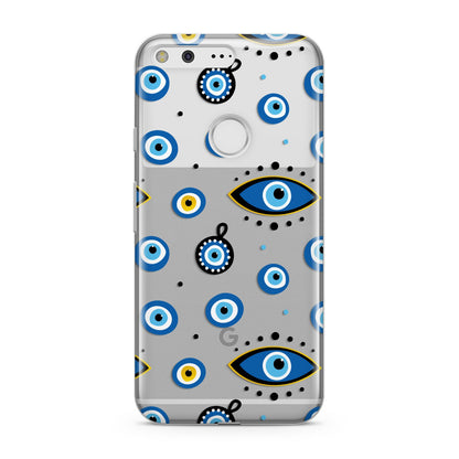 Evil Eye Protection Pattern Google Pixel Case