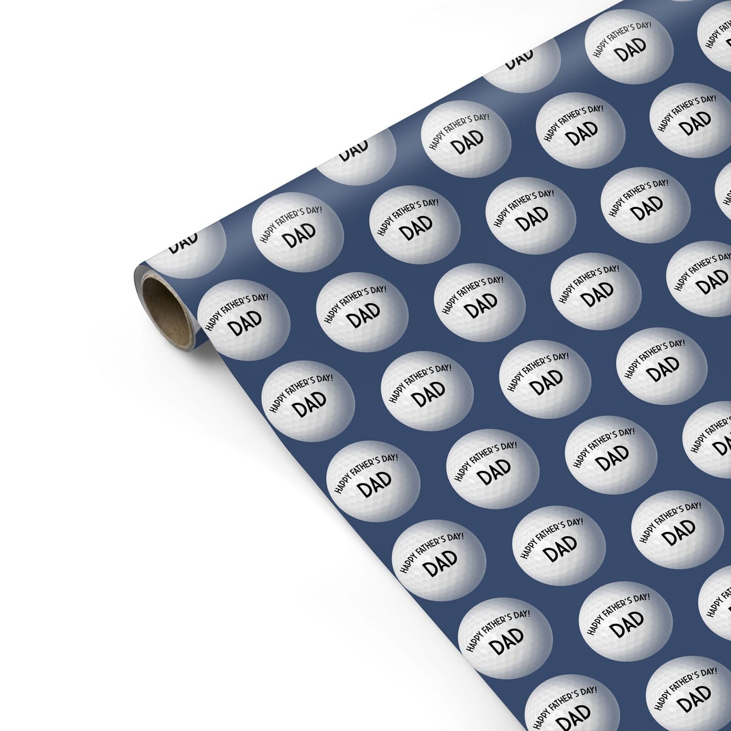 Fathers Day Golf Personalised Gift Wrap