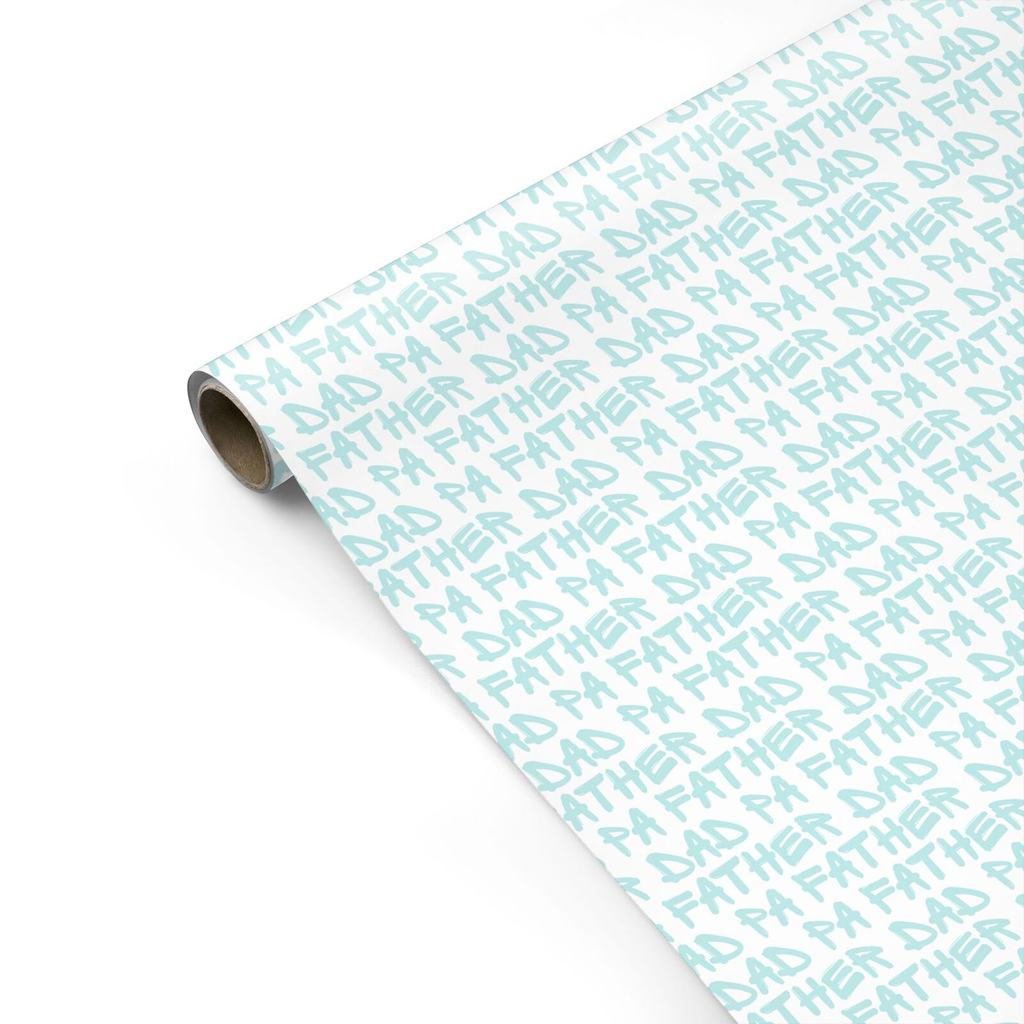Fathers Day Text Personalised Gift Wrap