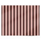 Festive Cocoa Stripe Christmas Personalised Wrapping Paper Alternative