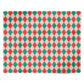 Festive Harlequin Diamond Personalised Wrapping Paper Alternative