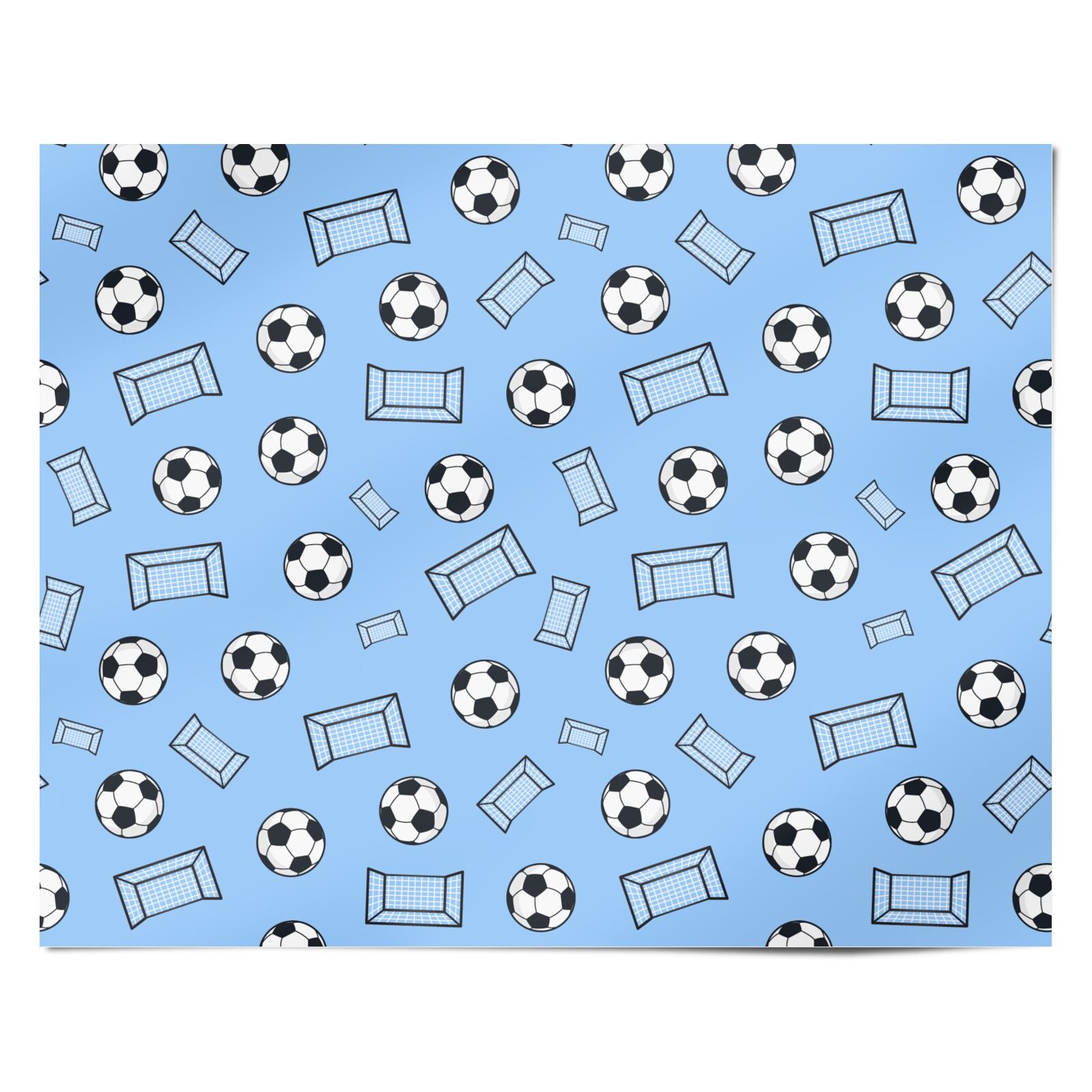 Football Personalised Wrapping Paper Alternative