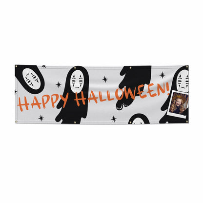 Ghostly Halloween Photo 6x2 Banner