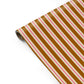 Gingerbread Stripe Christmas Personalised Gift Wrap