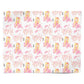 Girls Pink Mermaid Personalised Wrapping Paper Alternative