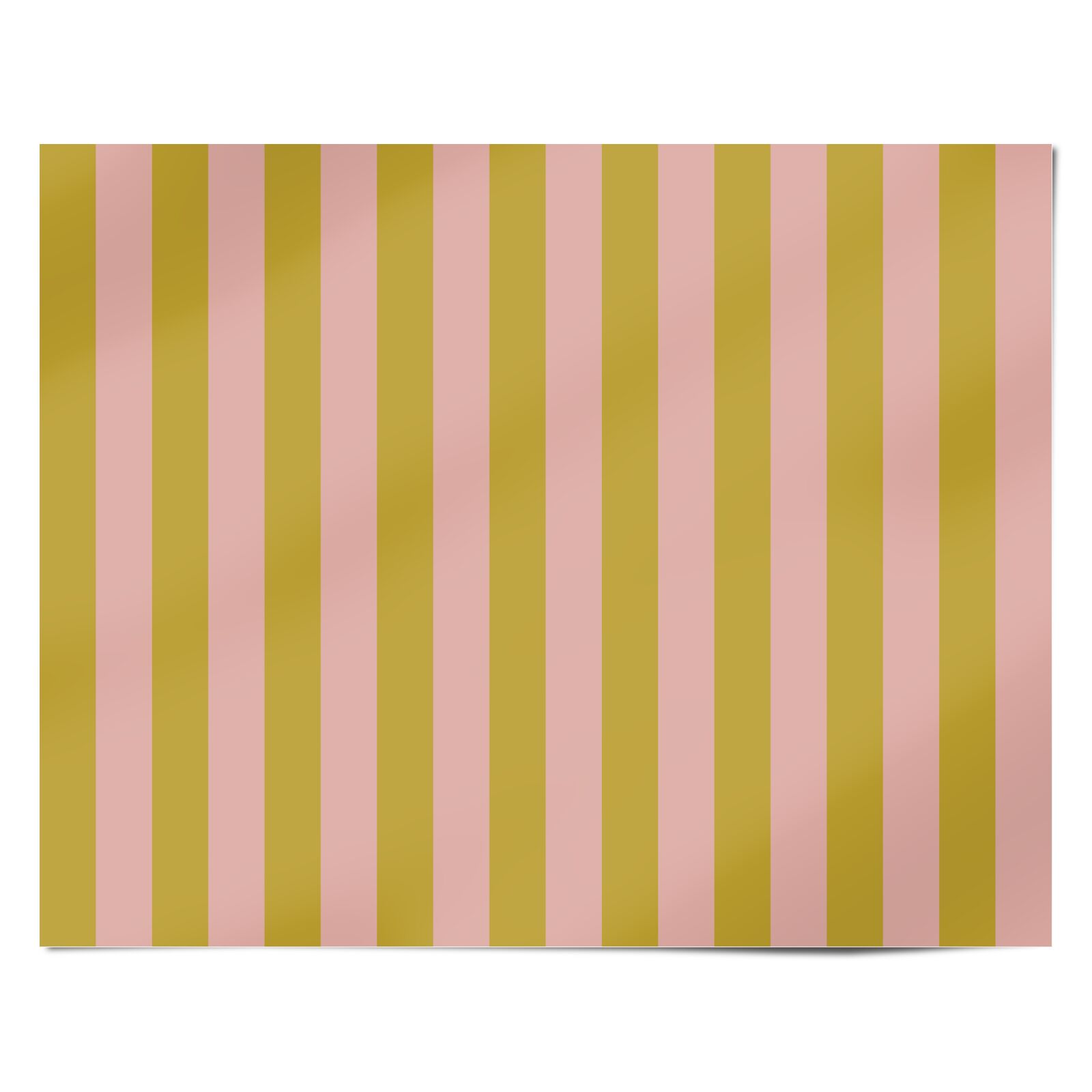 Golden Hour Stripe Personalised Wrapping Paper Alternative