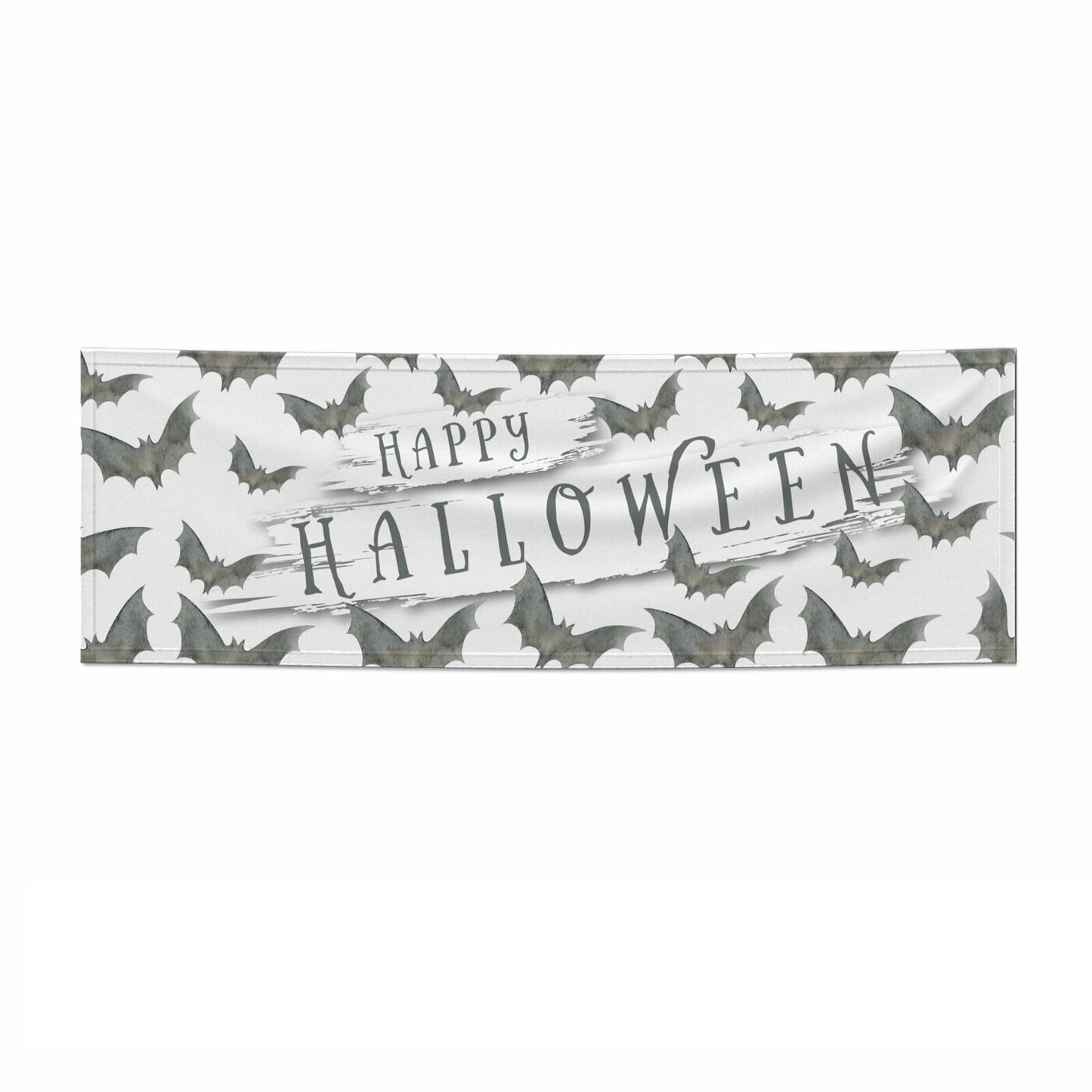Halloween Bat Cloud 3x1 Paper Banner