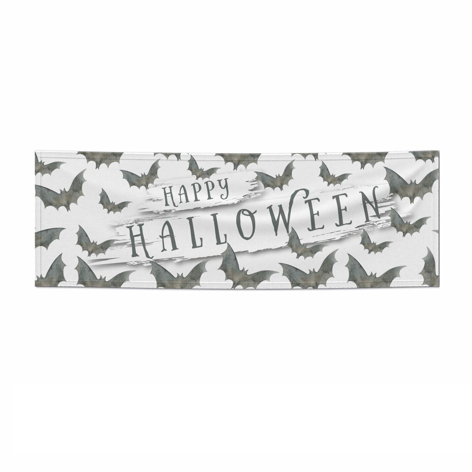 Halloween Bat Cloud 3x1 Paper Banner