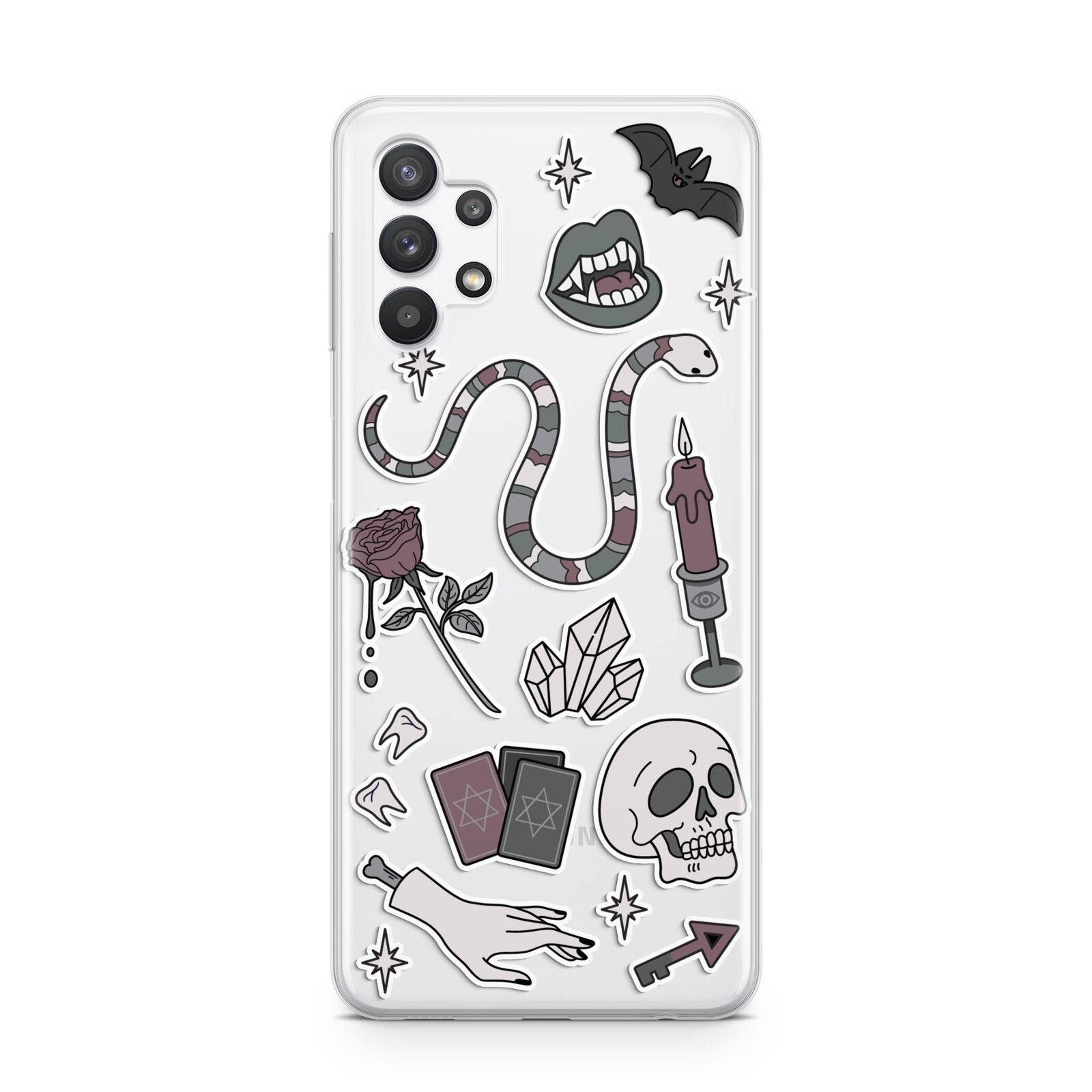 Halloween Spooky Stickers Samsung A32 5G Case