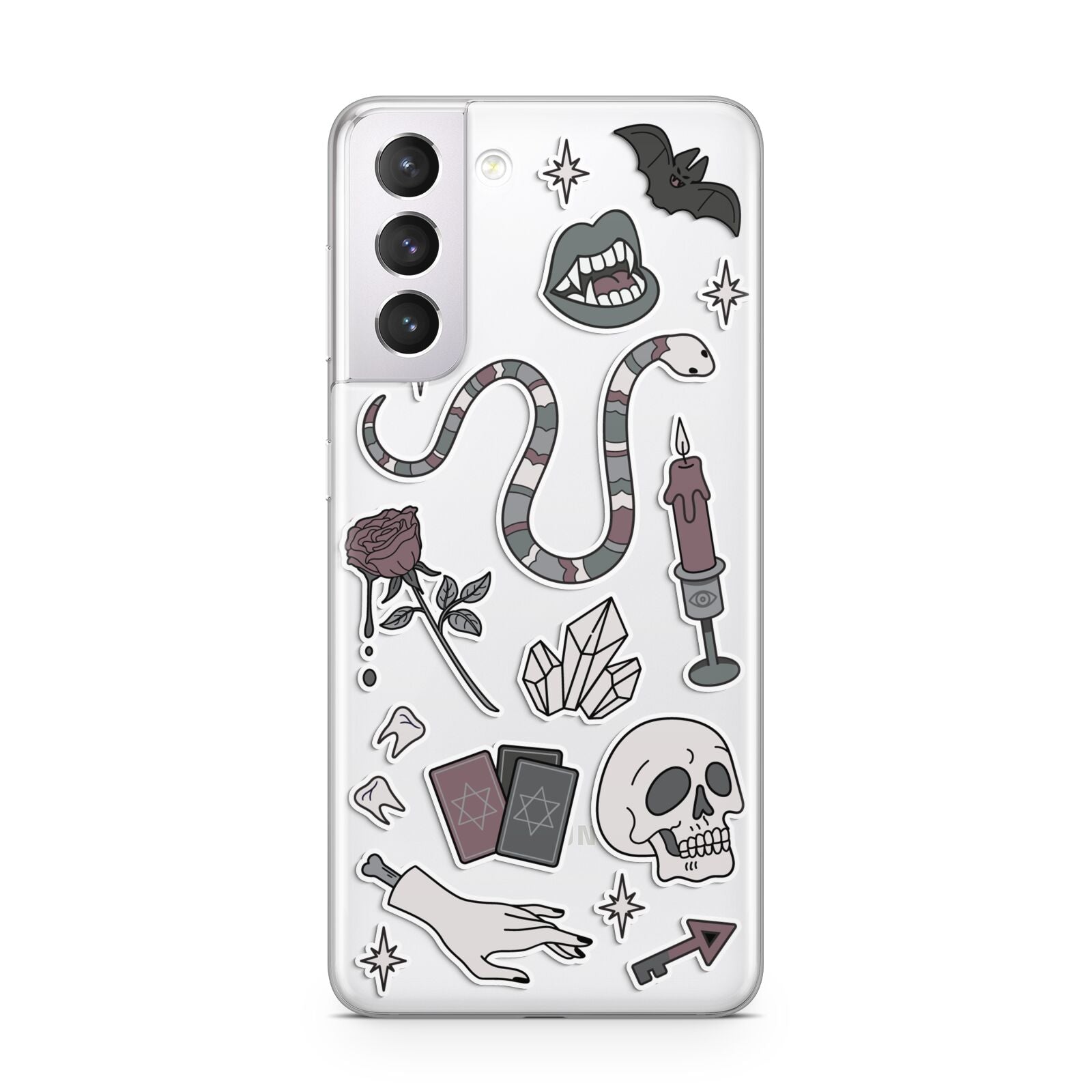Halloween Spooky Stickers Samsung S21 Case