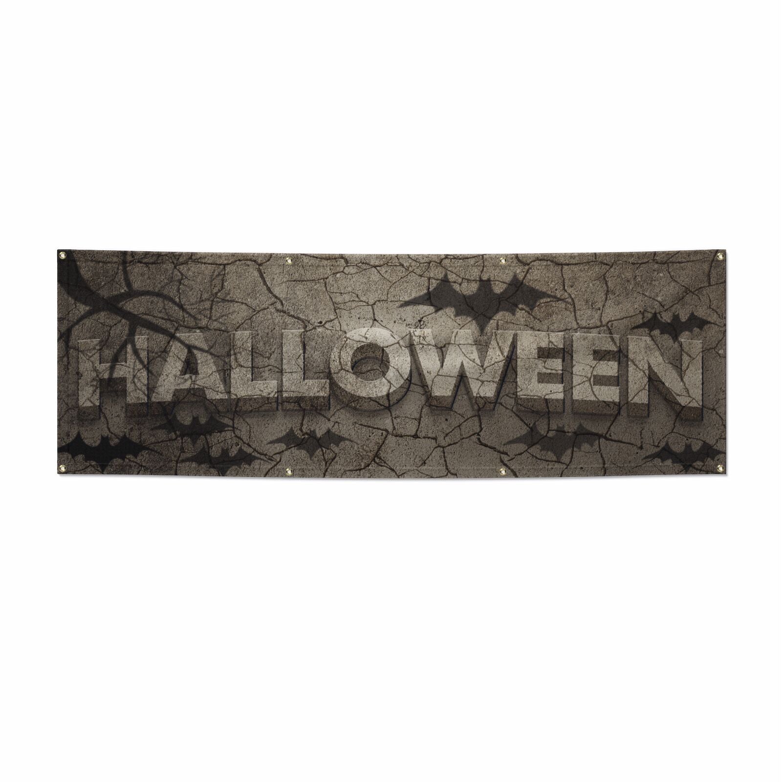 Halloween Text 6x2 Banner