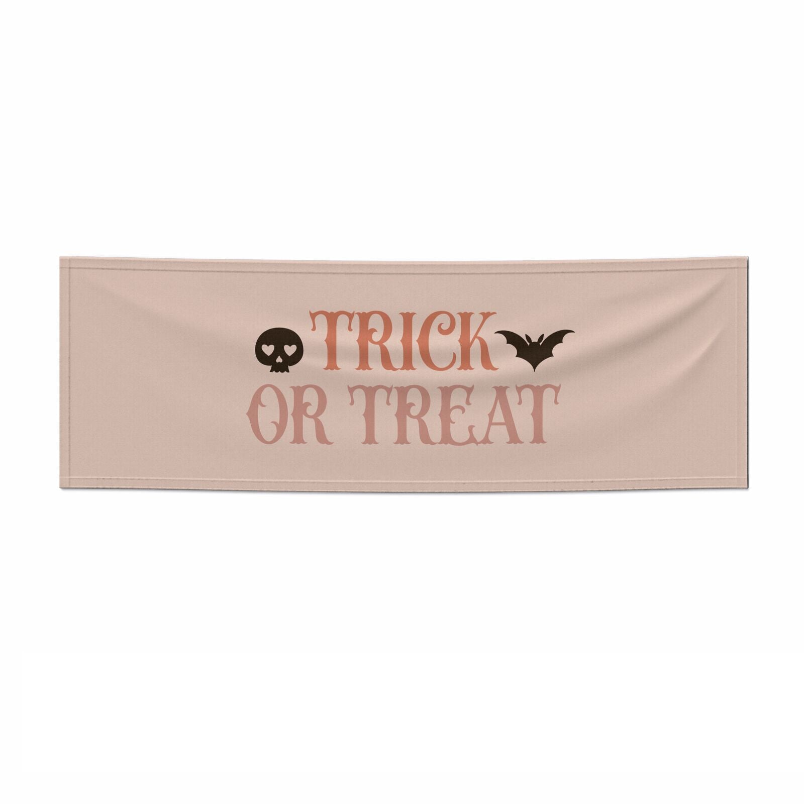 Halloween Trick or Treat 3x1 Paper Banner