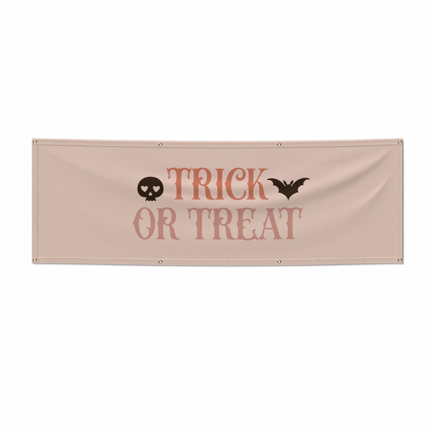 Halloween Trick or Treat 6x2 Banner