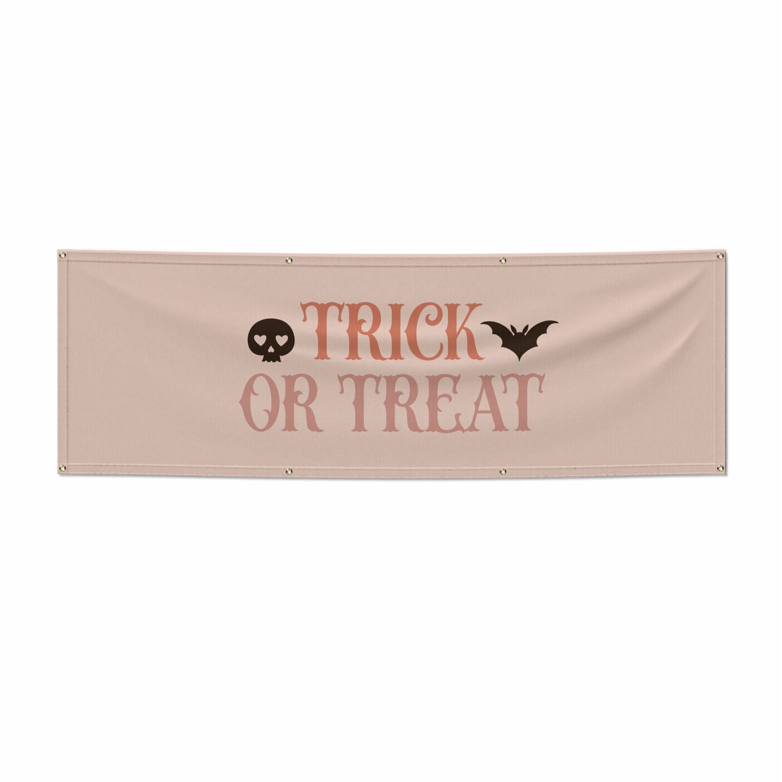Halloween Trick or Treat 6x2 Banner
