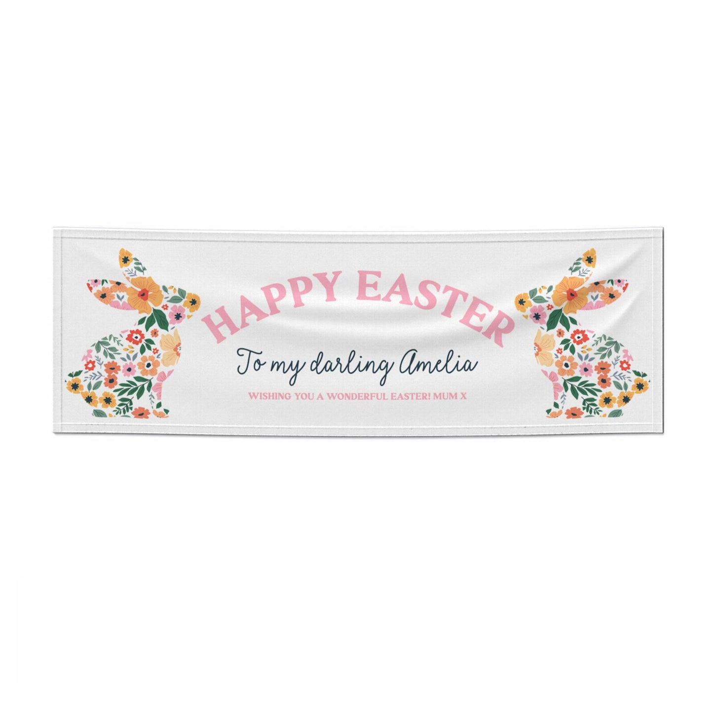 Happy Easter 3x1 Paper Banner