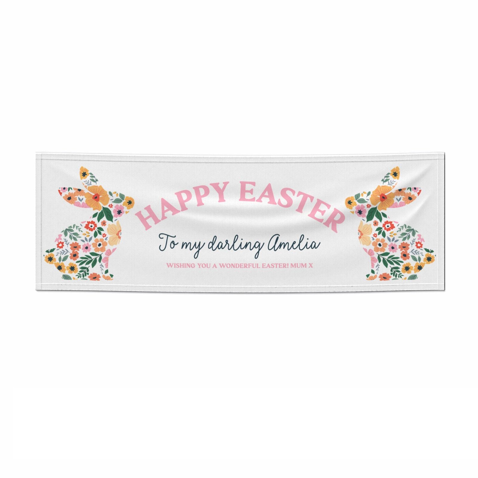 Happy Easter 3x1 Paper Banner