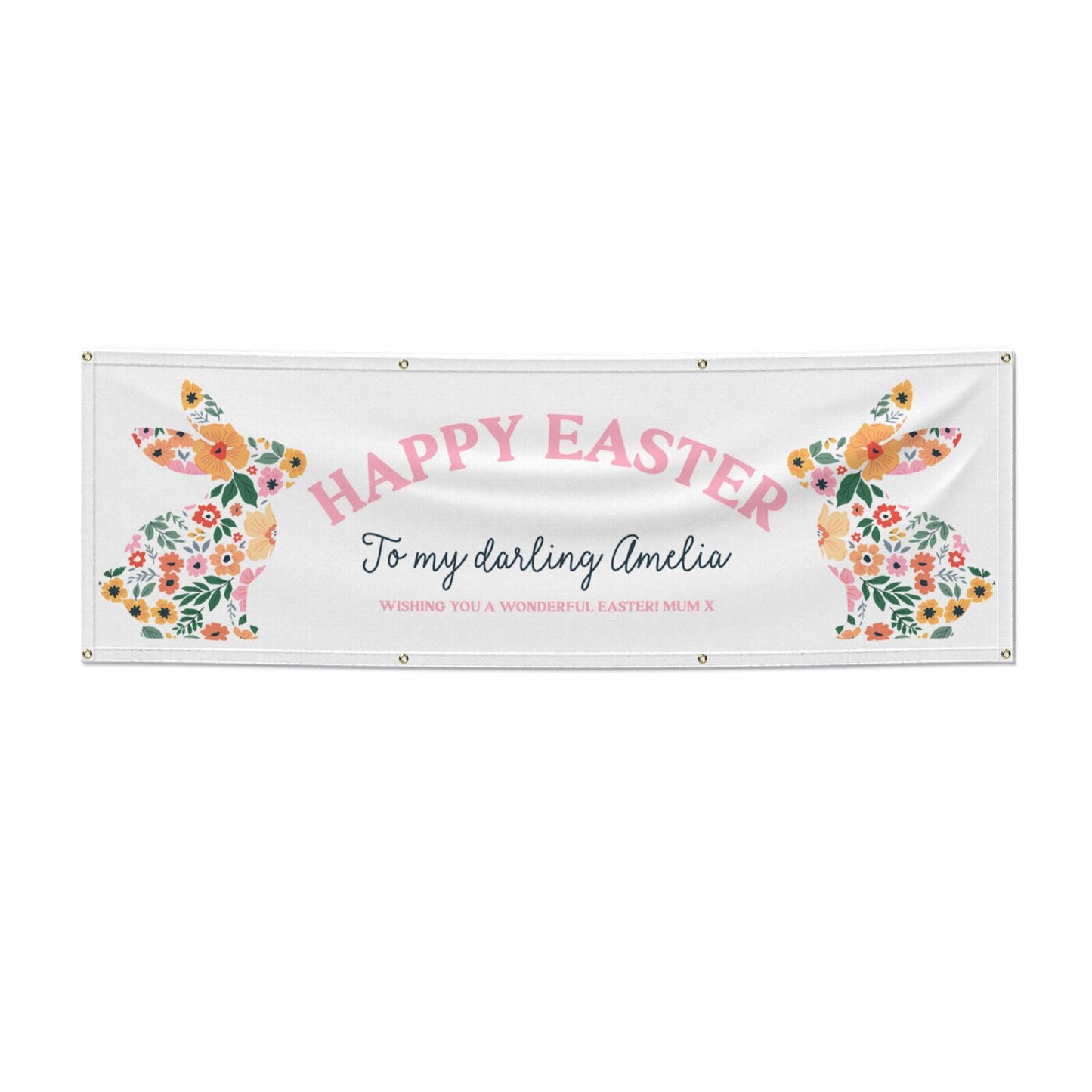 Happy Easter 6x2 Banner