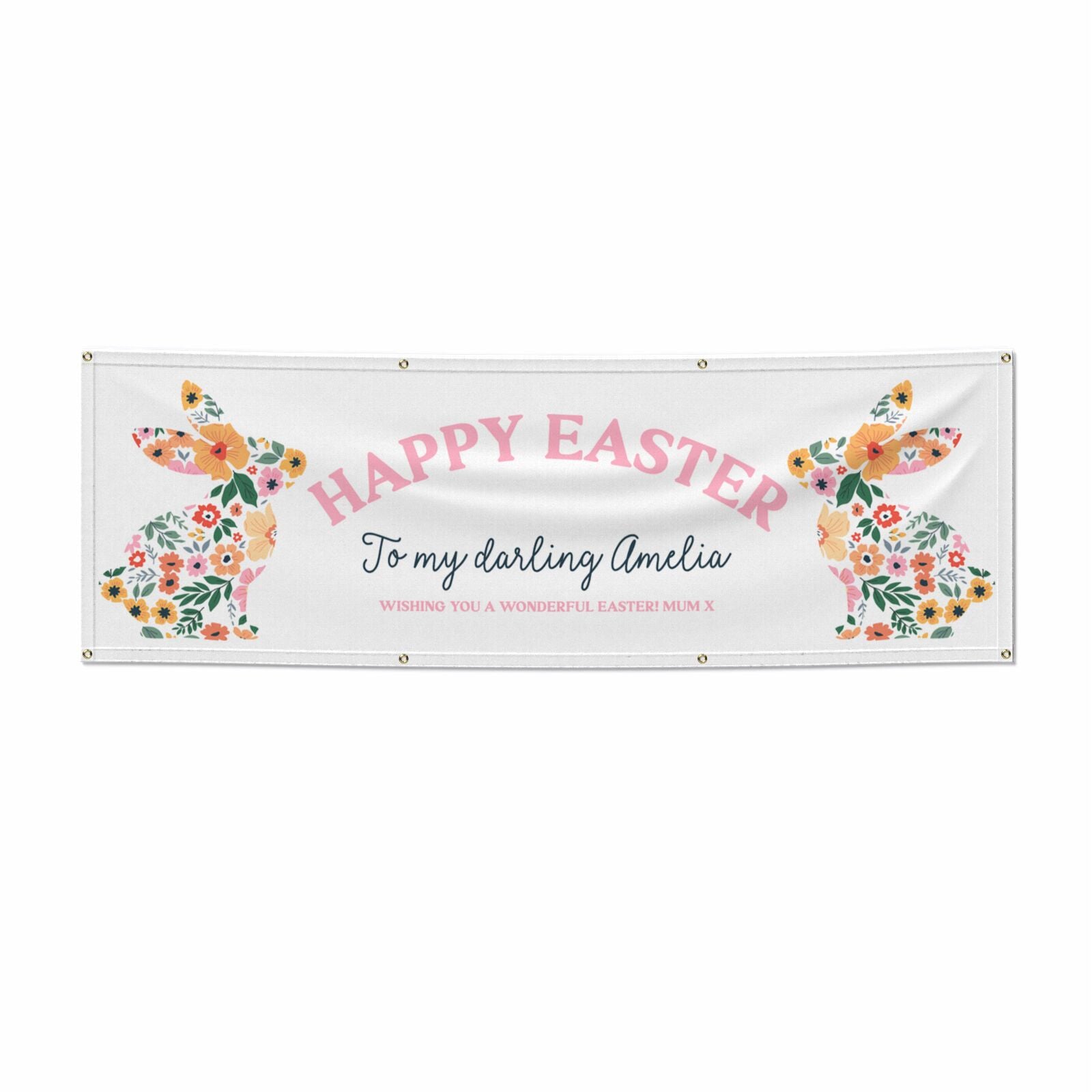 Happy Easter 6x2 Banner