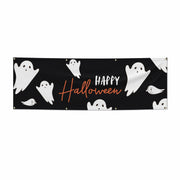 Happy Halloween Ghost Pattern 6x2 Banner