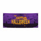 Happy Halloween Orange Text 6x2 5 Vinly Banner with Grommets