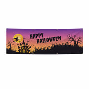 Happy Halloween Witch 6x2 Banner