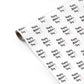 Happy Mothers Day Heart Script Personalised Gift Wrap