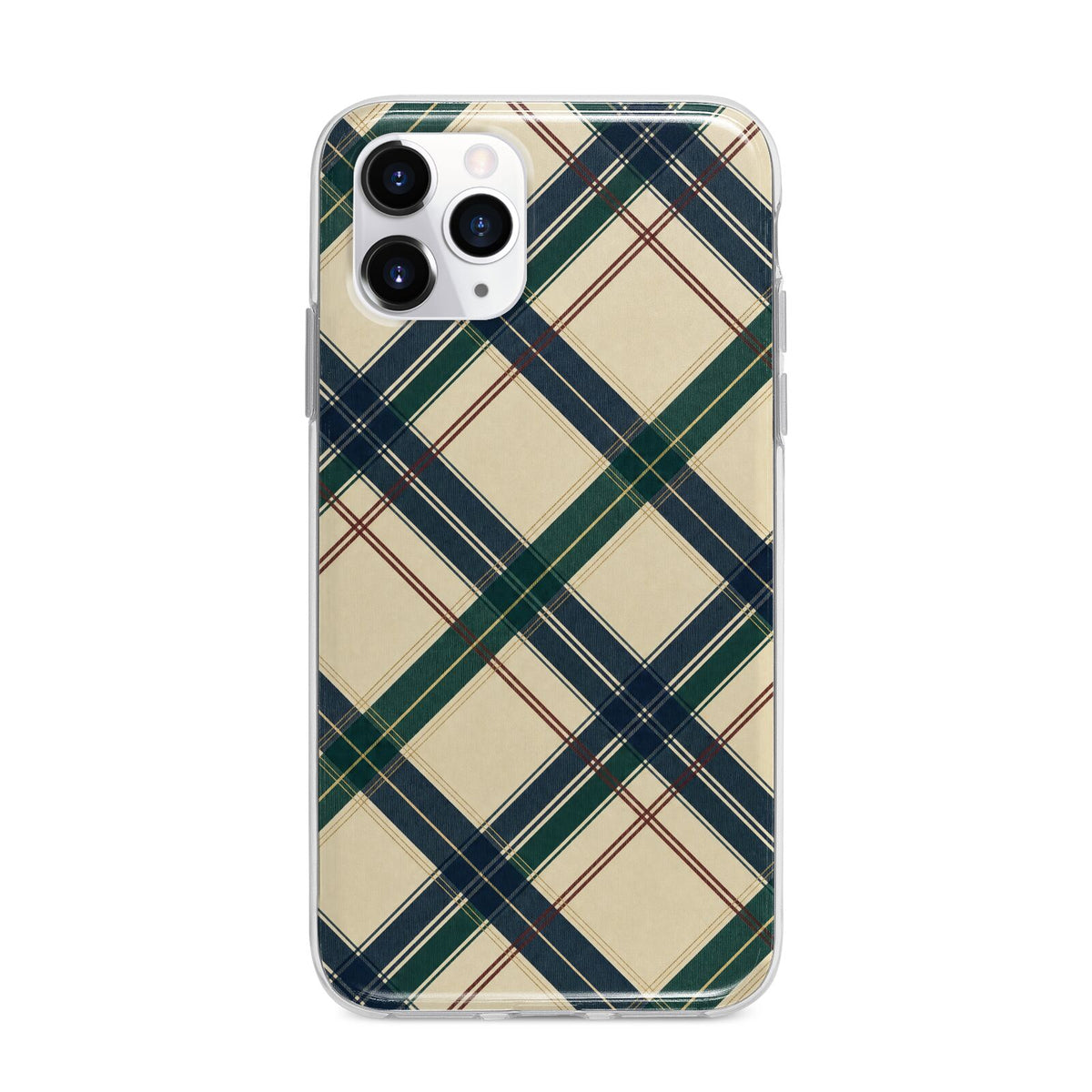 Heritage Club Plaid Apple iPhone 11 Pro in Silver with Bumper Case