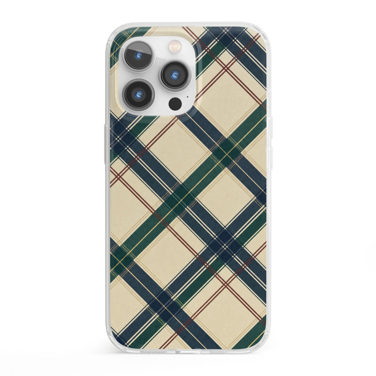 Heritage Club Plaid iPhone 13 Pro Clear Bumper Case