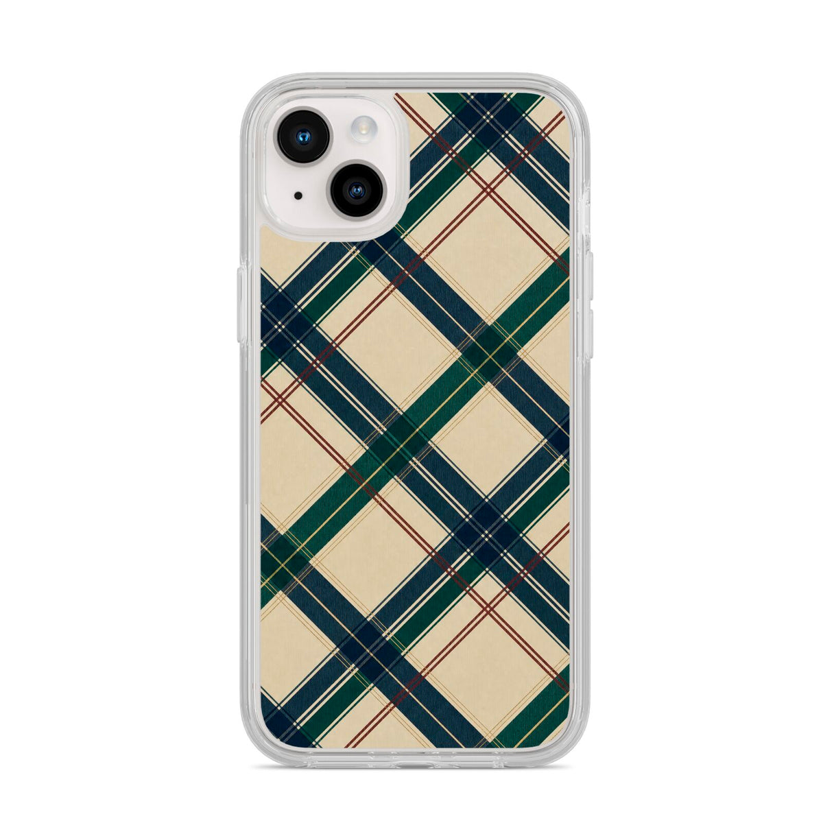 Heritage Club Plaid iPhone 14 Plus Clear Tough Case Starlight