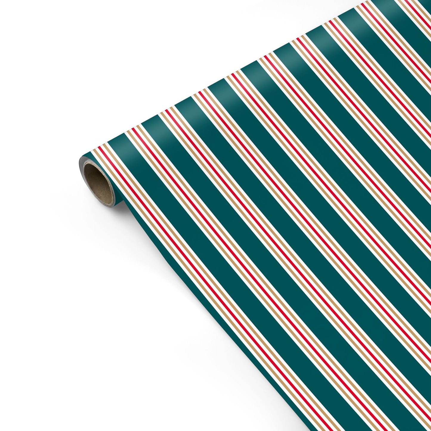 Heritage Stripe Christmas Personalised Gift Wrap