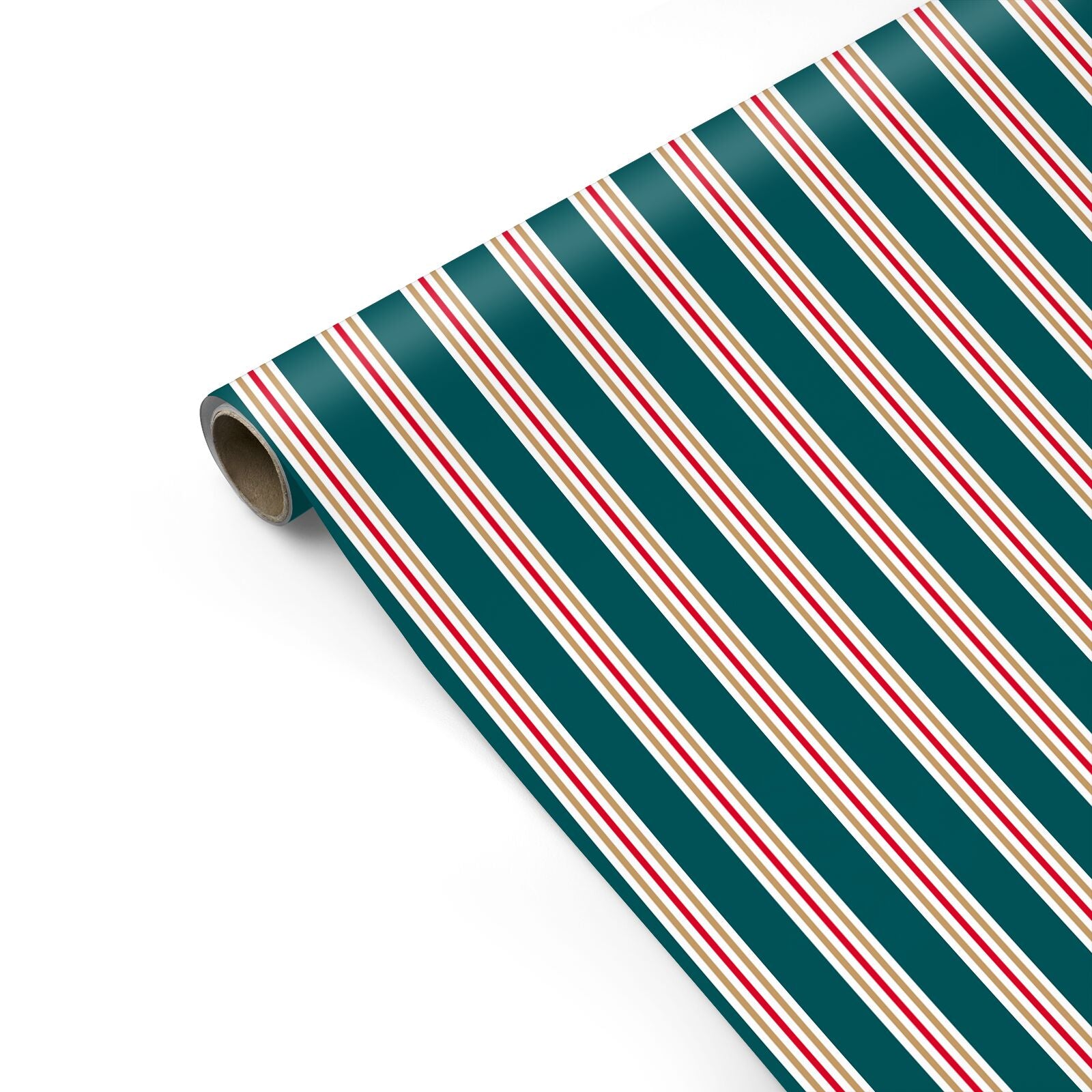 Heritage Stripe Christmas Personalised Gift Wrap