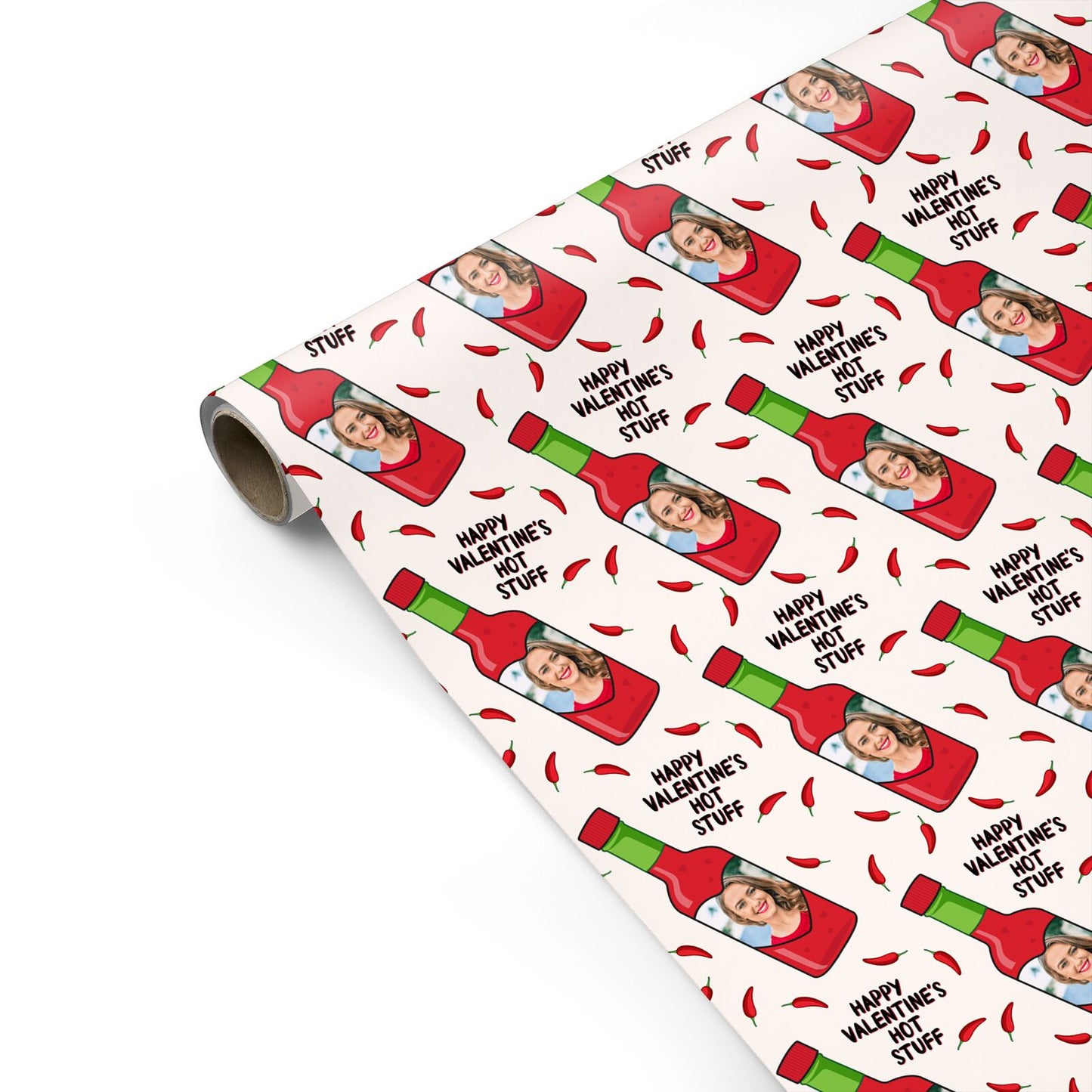 Hot Stuff Personalised Valentines Personalised Gift Wrap