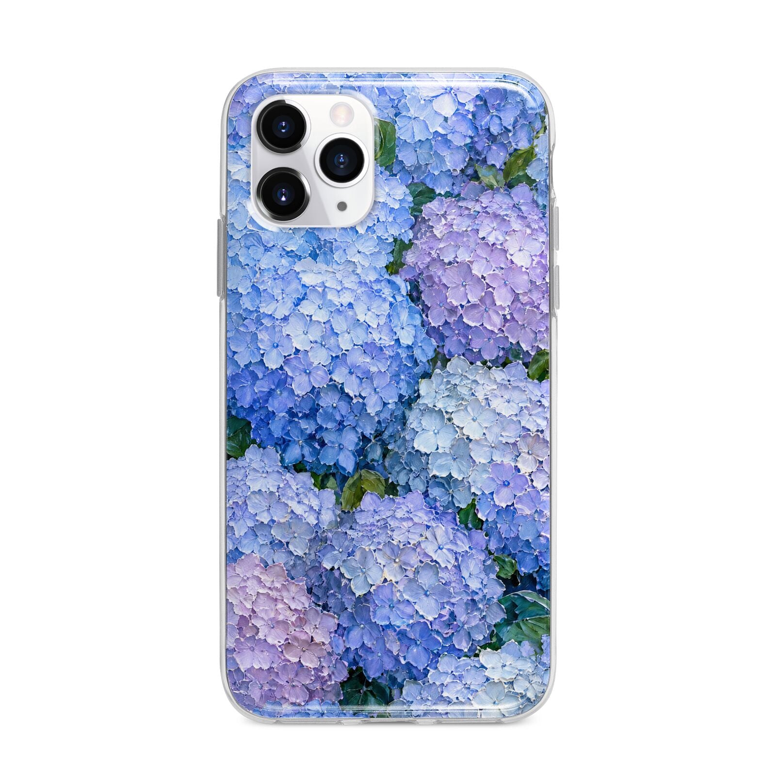 Hydrangea Atelier Apple iPhone 11 Pro Max in Silver with Bumper Case