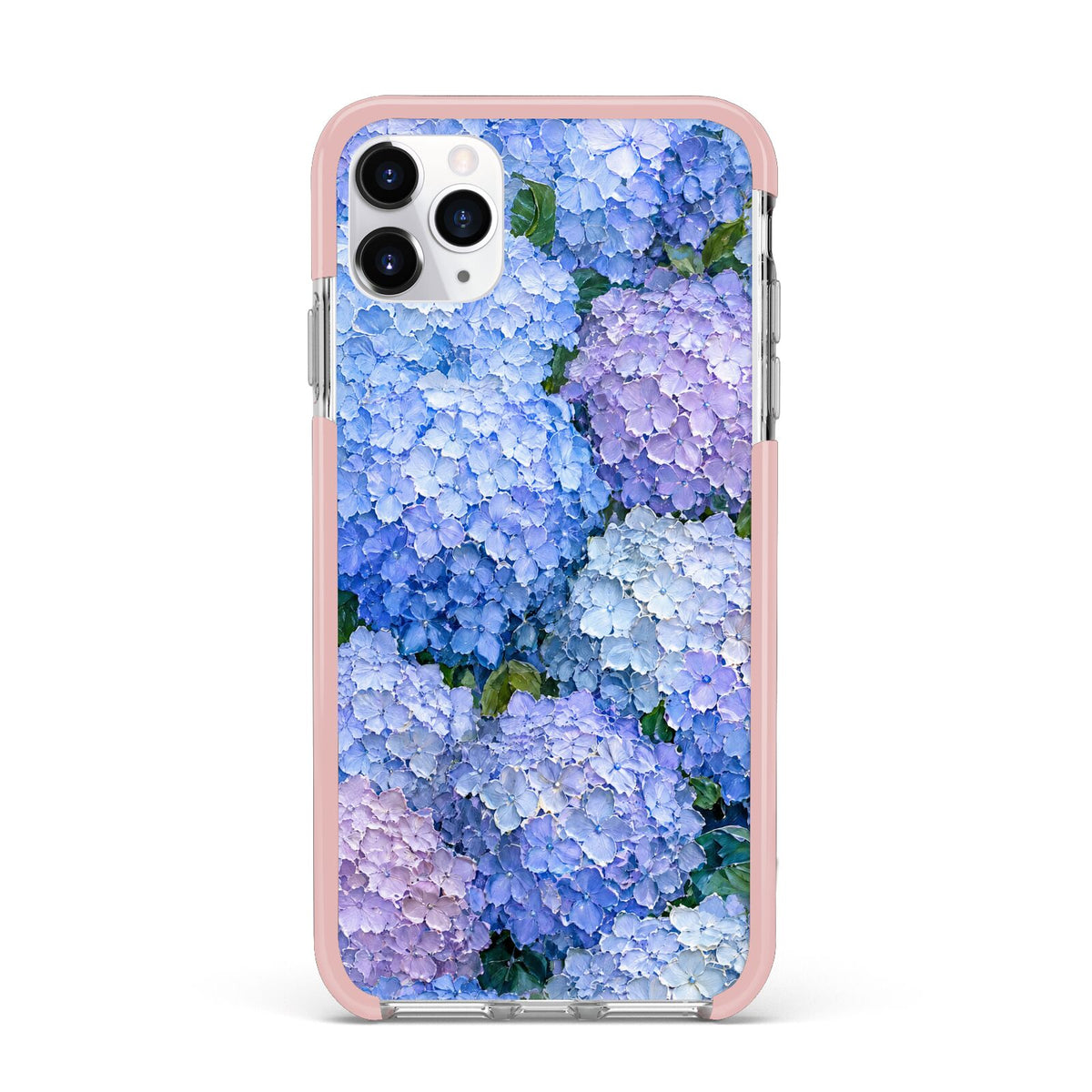 Hydrangea Atelier iPhone 11 Pro Max Impact Pink Edge Case