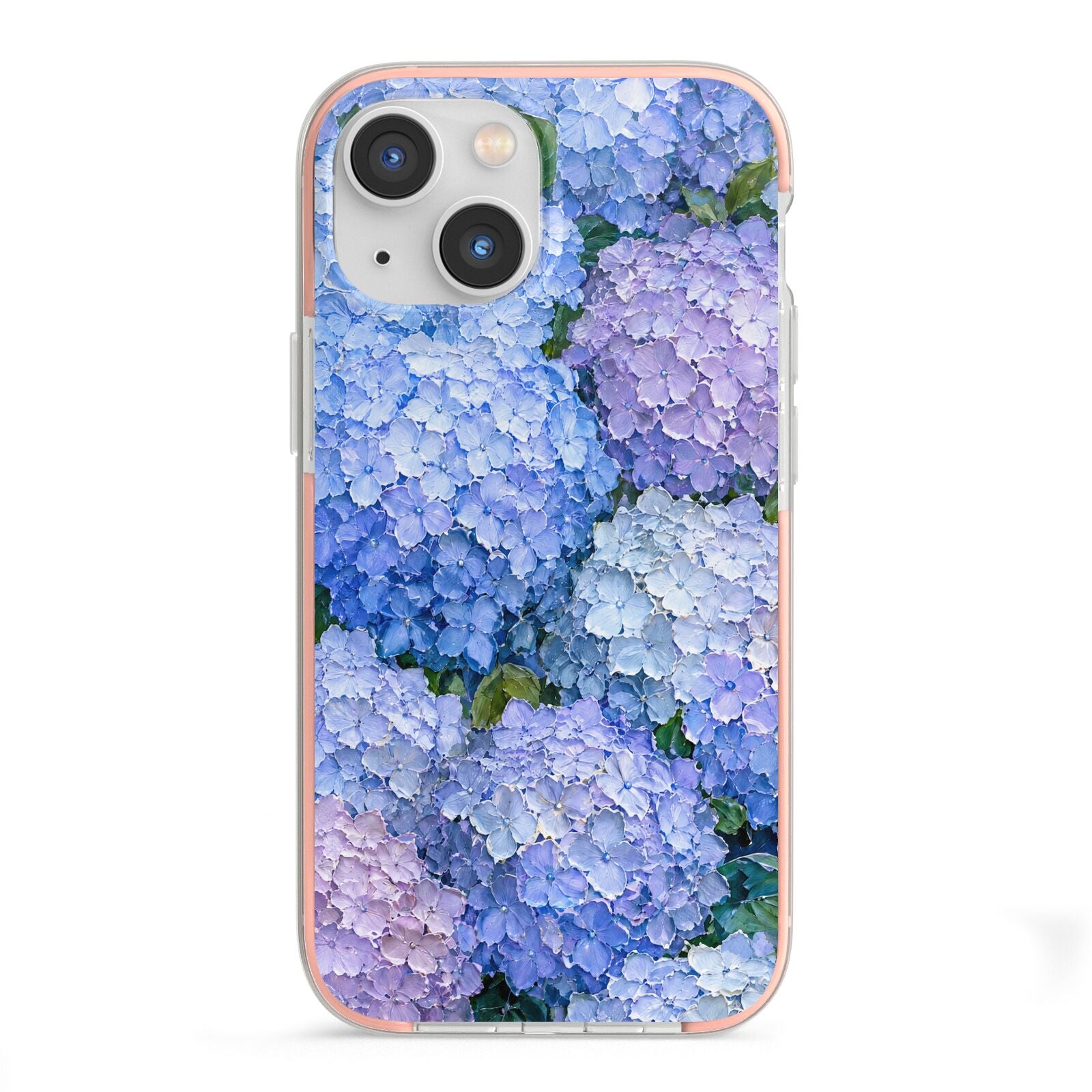 Hydrangea Atelier iPhone 13 Mini TPU Impact Case with Pink Edges