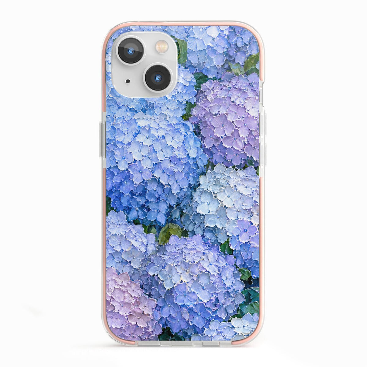 Hydrangea Atelier iPhone 13 TPU Impact Case with Pink Edges