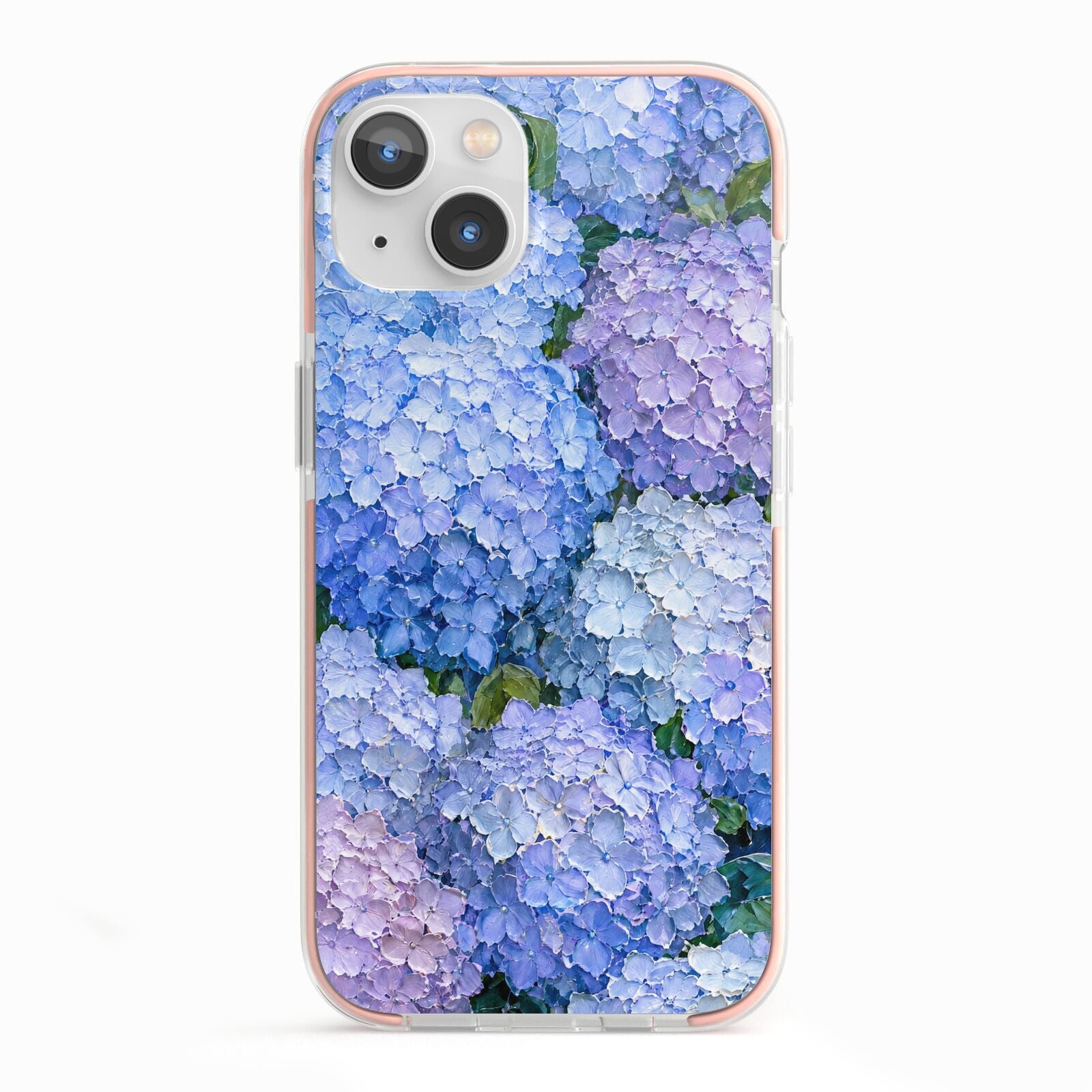 Hydrangea Atelier iPhone 13 TPU Impact Case with Pink Edges