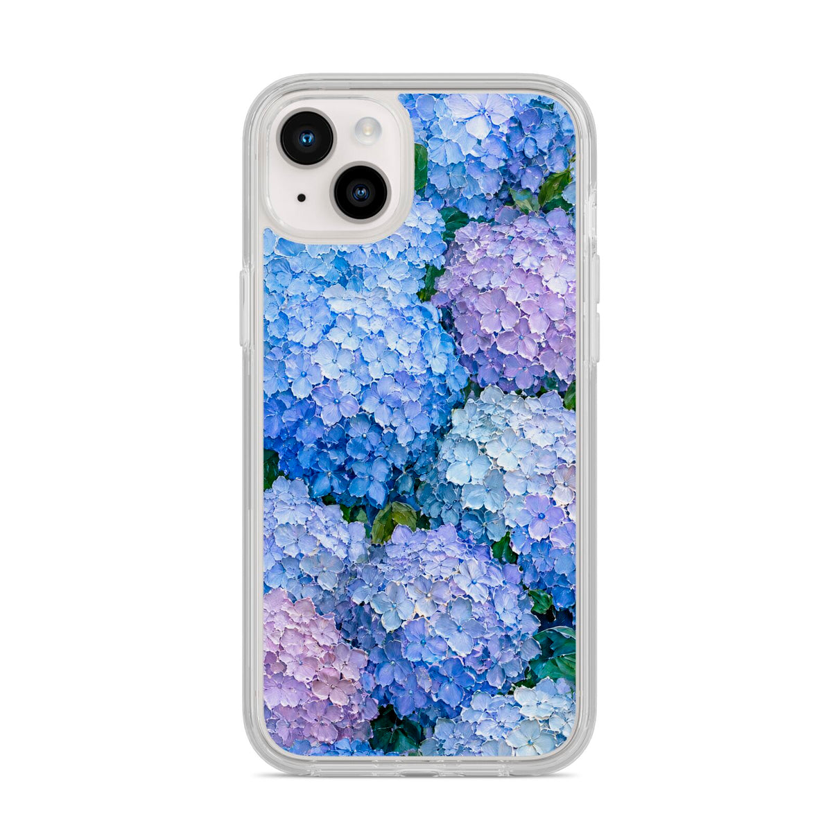 Hydrangea Atelier iPhone 14 Plus Clear Tough Case Starlight