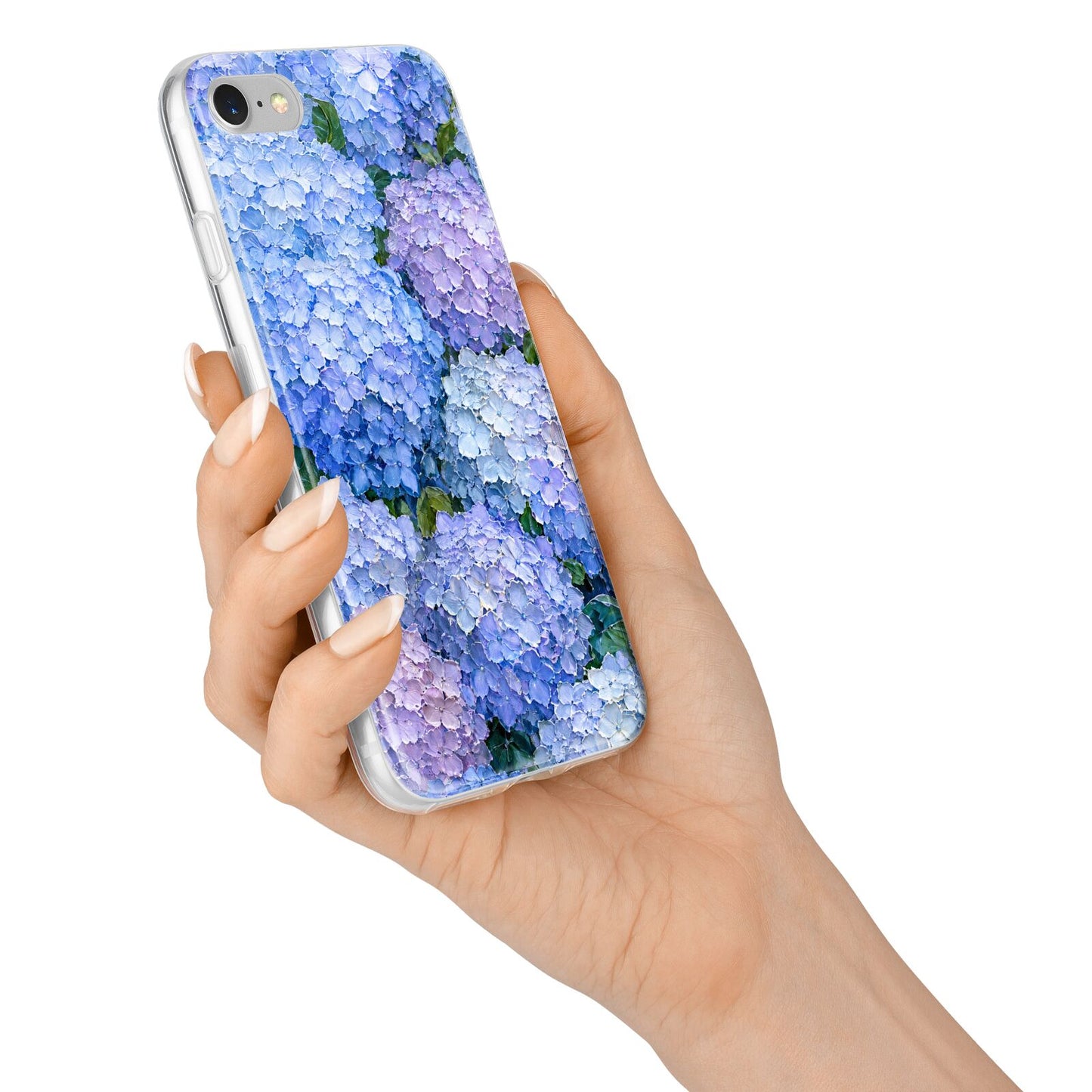 Hydrangea Atelier iPhone 7 Bumper Case on Silver iPhone Alternative Image
