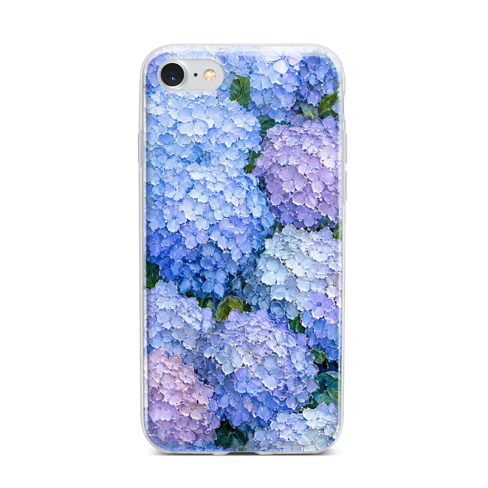 Hydrangea Atelier iPhone 7 Bumper Case on Silver iPhone