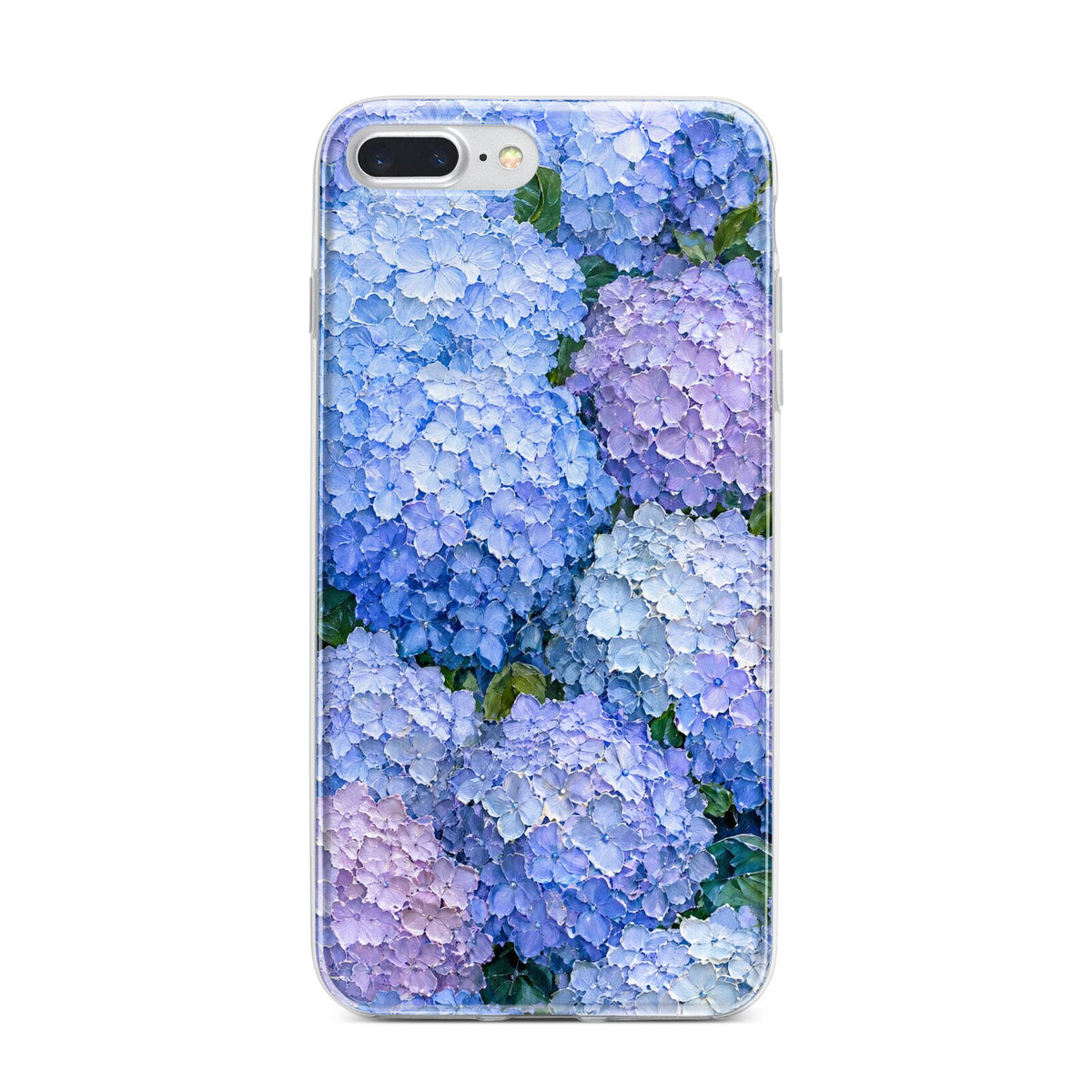 Hydrangea Atelier iPhone 7 Plus Bumper Case on Silver iPhone