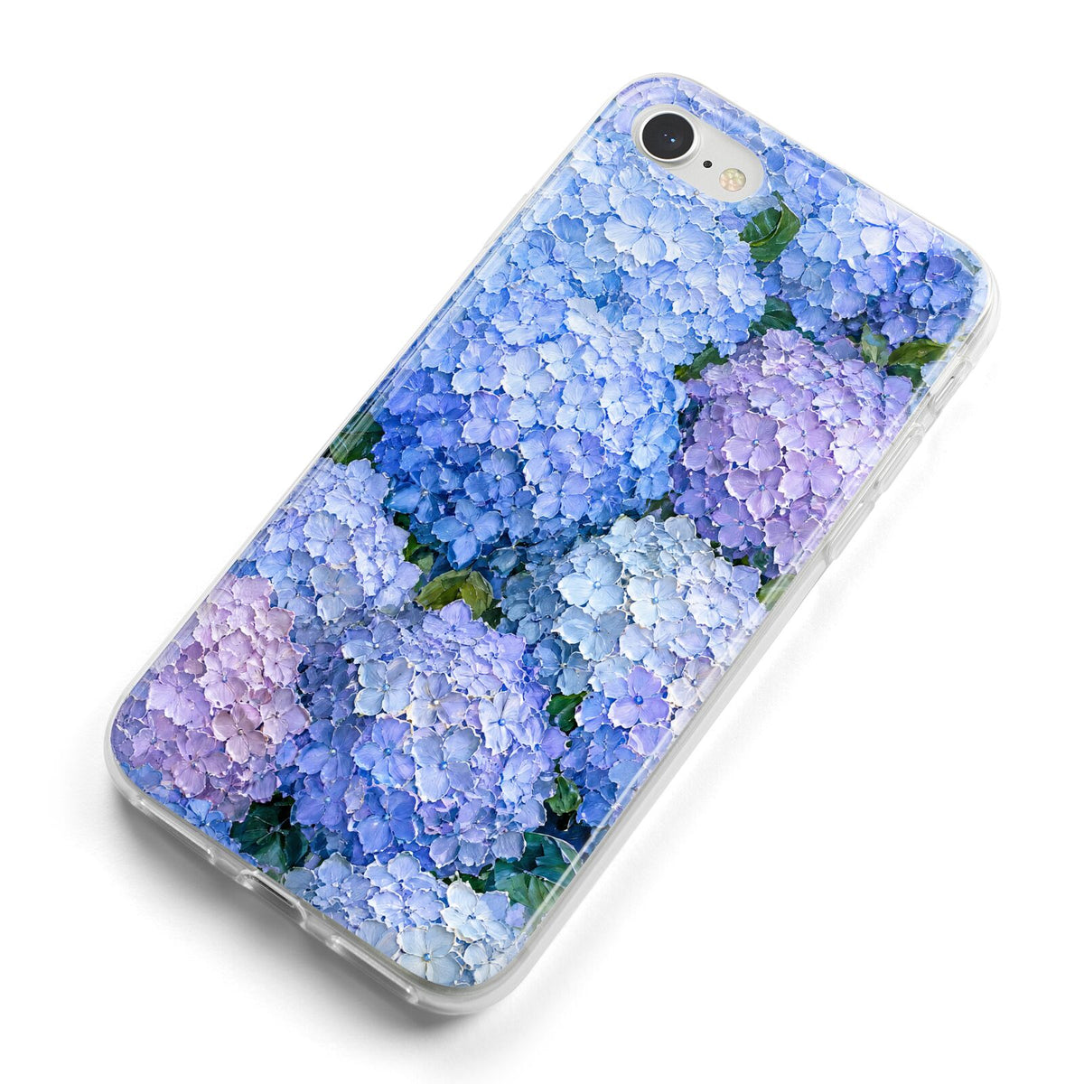 Hydrangea Atelier iPhone 8 Bumper Case on Silver iPhone Alternative Image