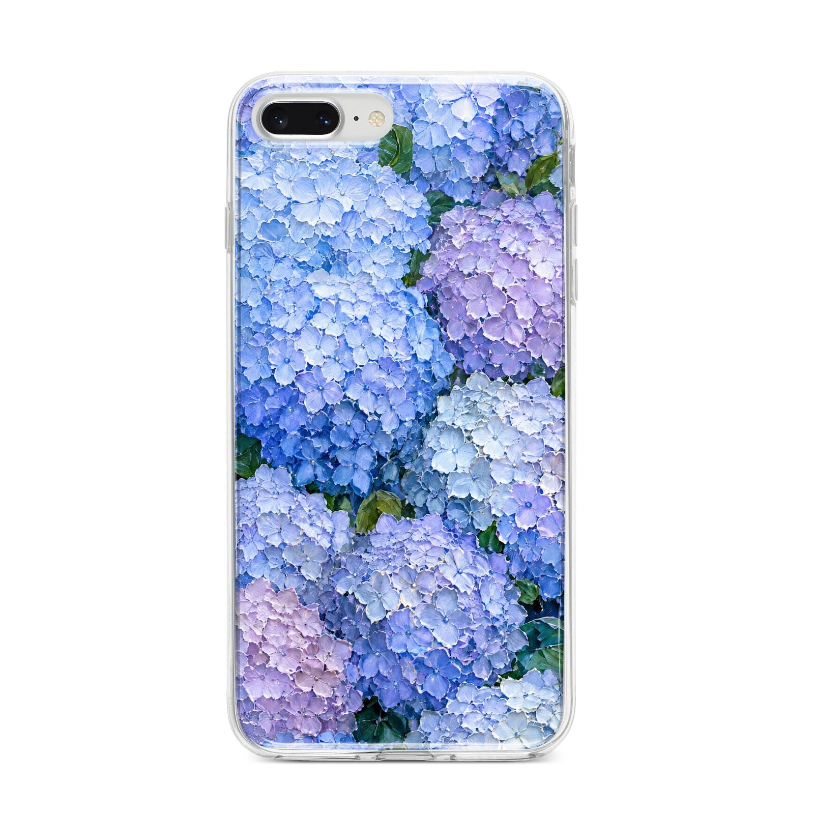 Hydrangea Atelier iPhone 8 Plus Bumper Case on Silver iPhone