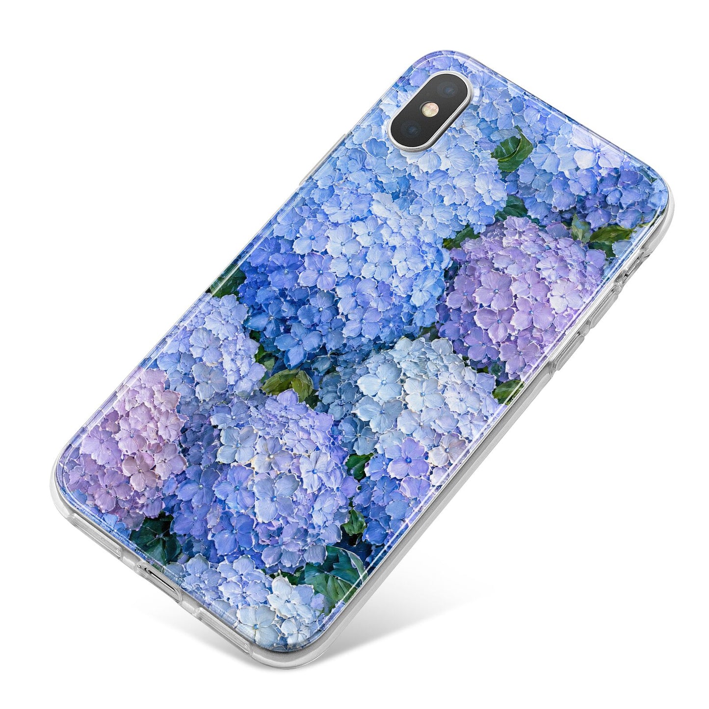 Hydrangea Atelier iPhone X Bumper Case on Silver iPhone