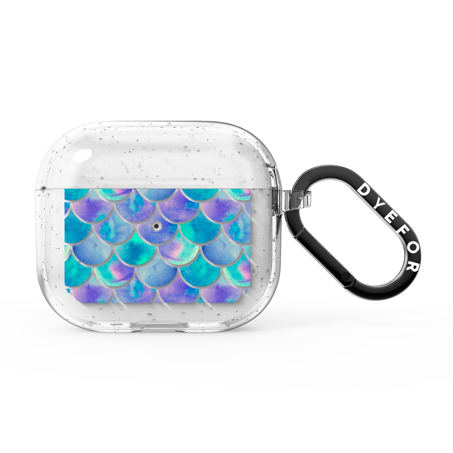 Iridescent Mermaid Scales AirPods Glitter Case 3rd Gen