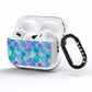 Iridescent Mermaid Scales AirPods Pro Clear Case Side Image
