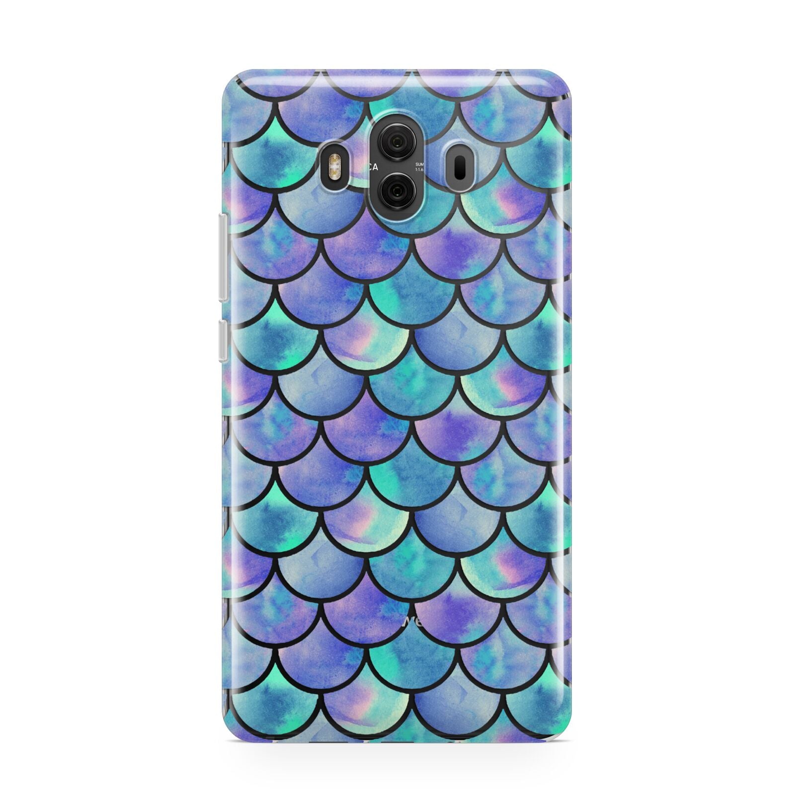 Iridescent Mermaid Scales Huawei Mate 10 Protective Phone Case