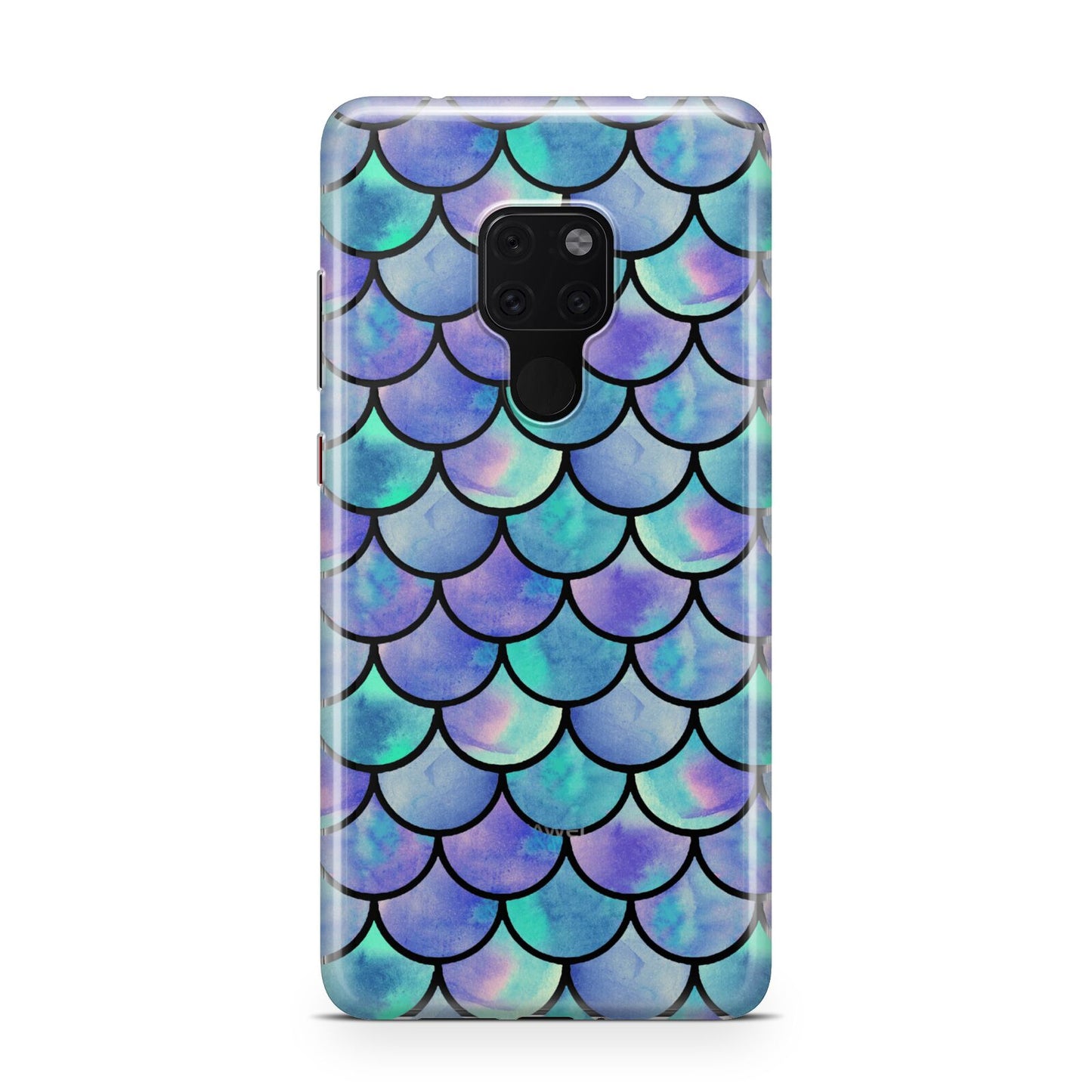 Iridescent Mermaid Scales Huawei Mate 20 Phone Case