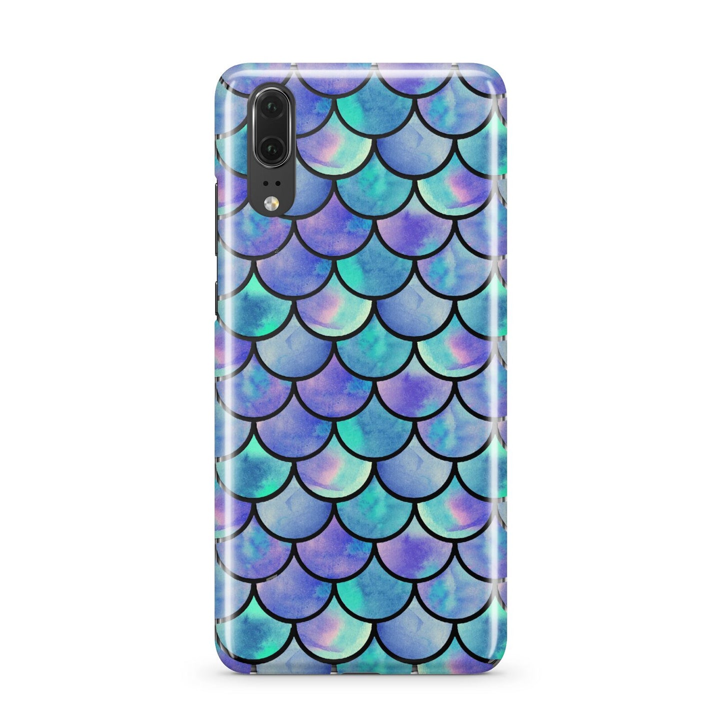 Iridescent Mermaid Scales Huawei P20 Phone Case